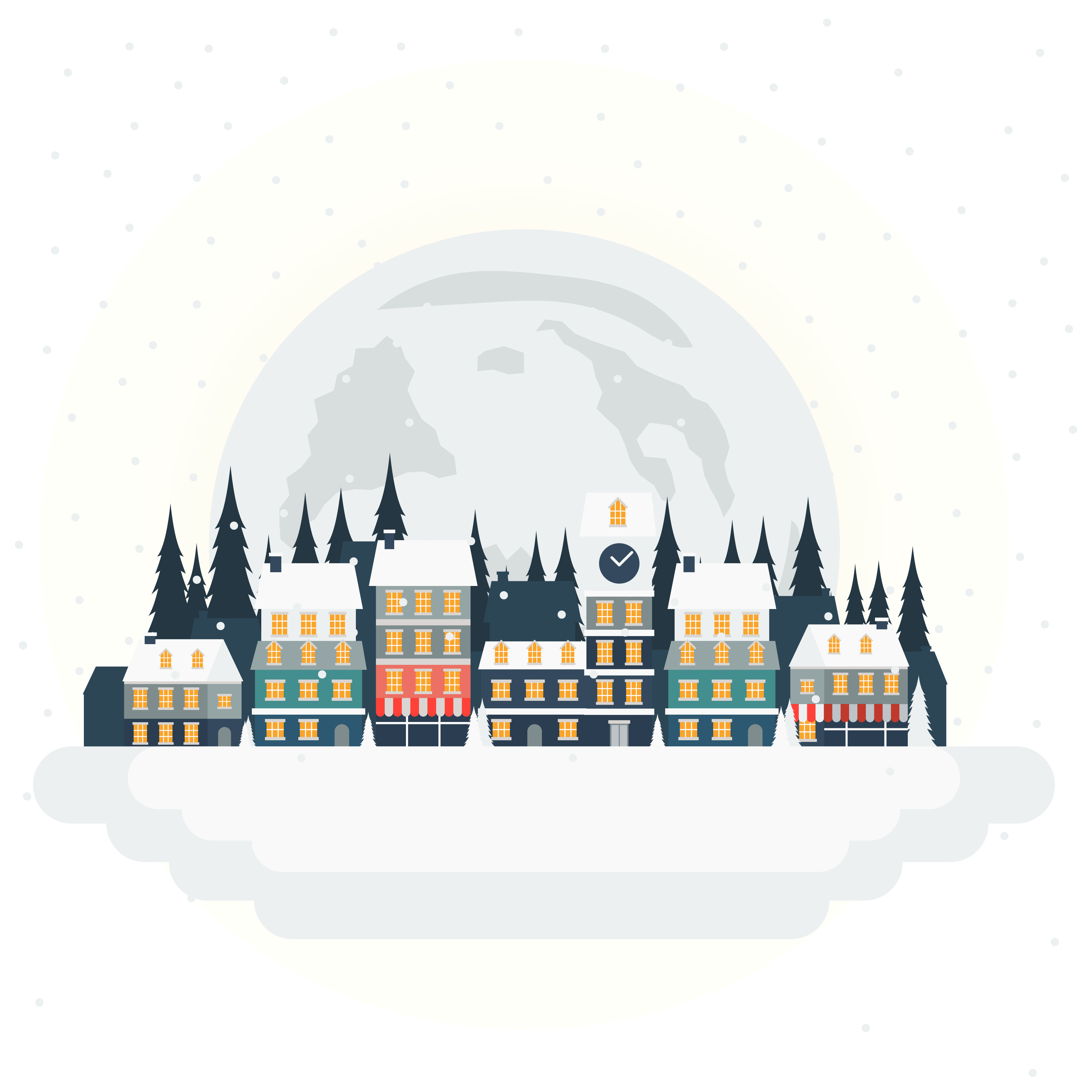 creative pink mano facto place de la daurade scaax christmas market vector snow