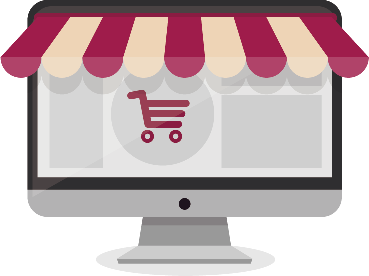digital marketing e commerce online shopping illustration tv vector electrical elements