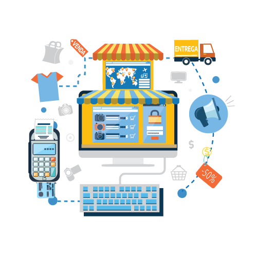 Digital Marketing Ecommerce Business Web Development Retail Service Web Design Electronic Business transparent bac