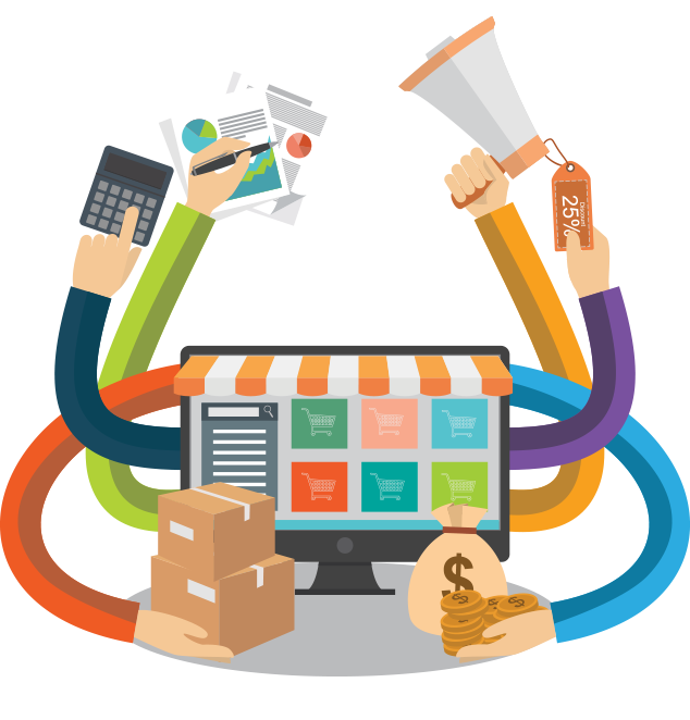 Digital Marketing Emarketplace Ecommerce Advertising Sales Online Shopping Online Marketplace Customer transparent bac
