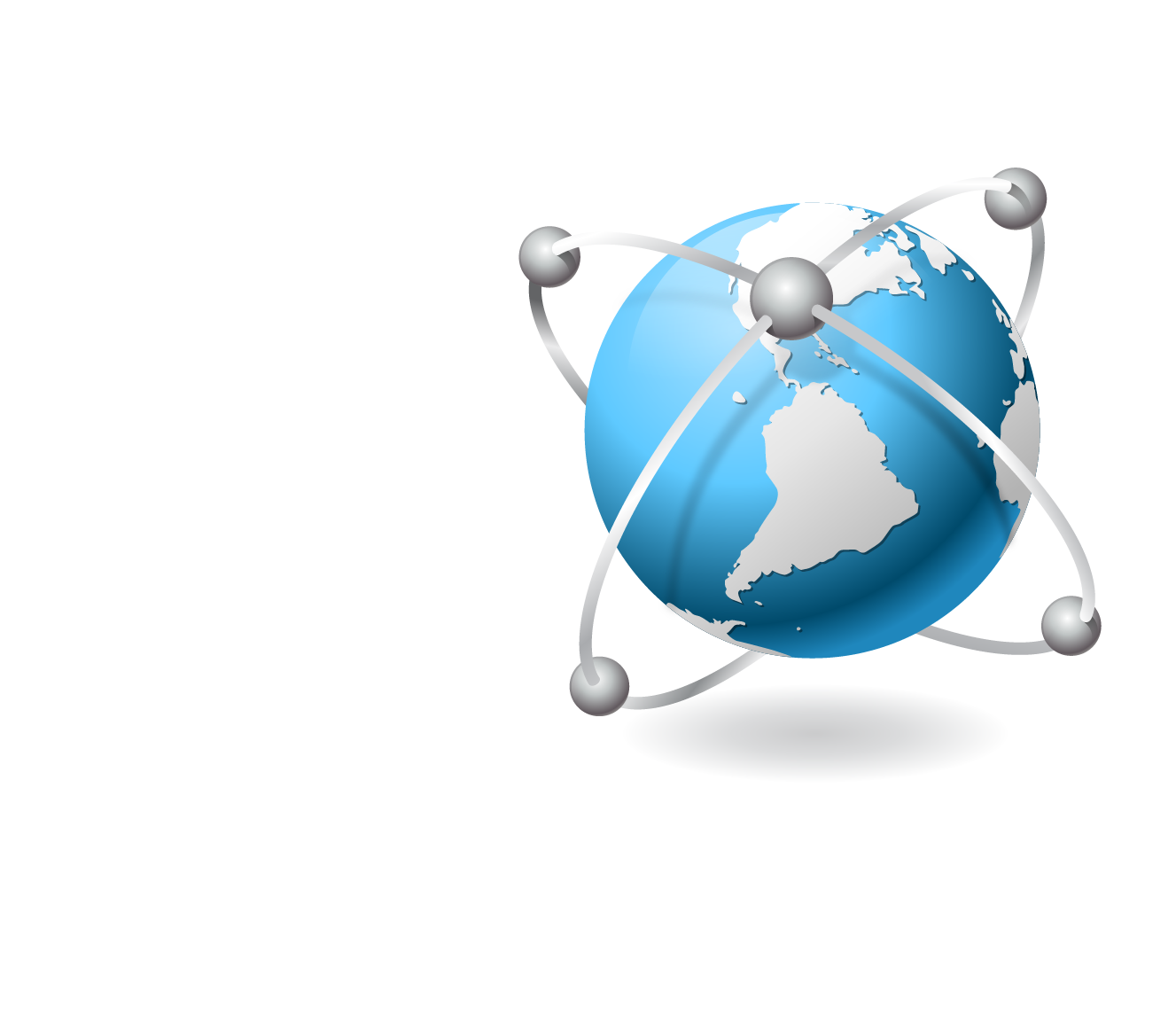 digital marketing internet computer network world wide web icon blue earth