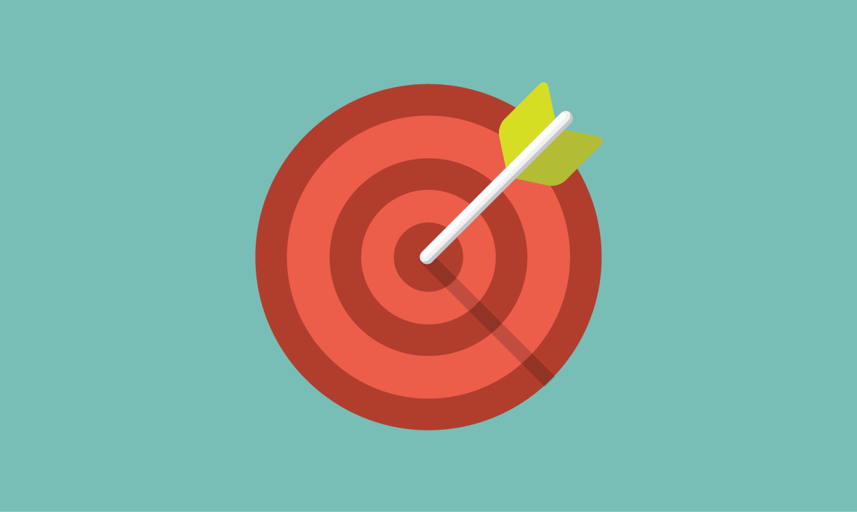 digital marketing landing page business advertising campaign large target icon