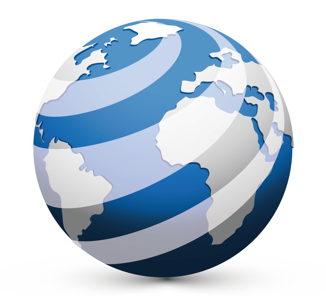 Digital Marketing Logo Advertising Painting Blue Globe World Flag transparent bac