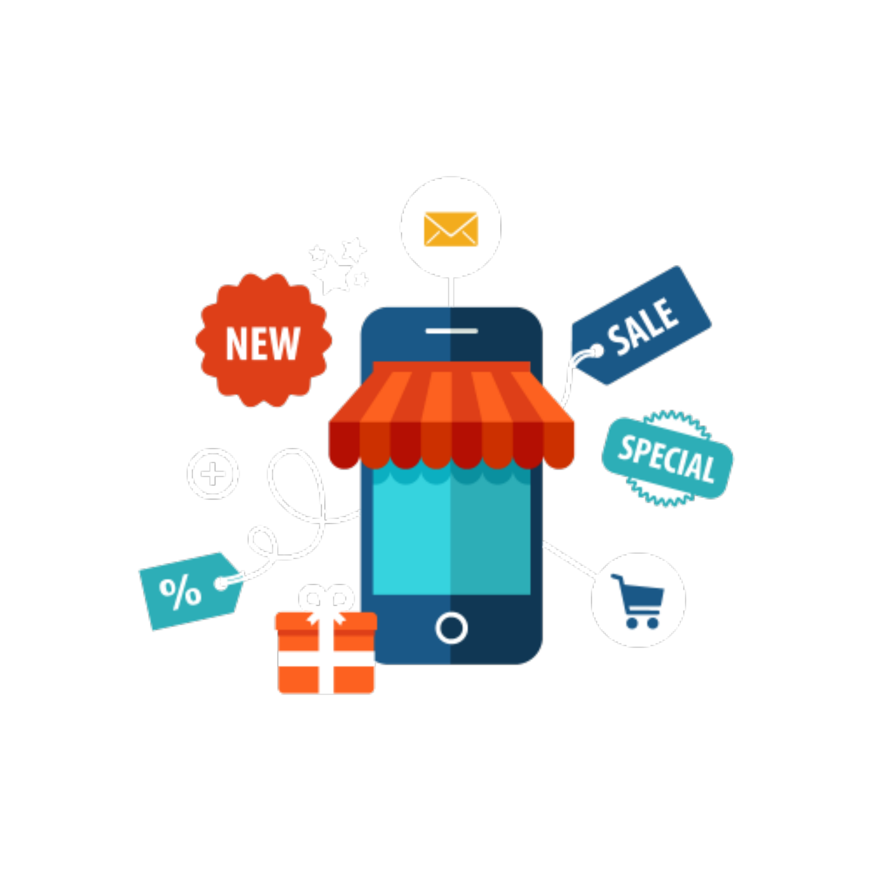 Digital Marketing Mobile Marketing Mobile Phones Advertising Ecommerce Business Smartphone Email transparent bac
