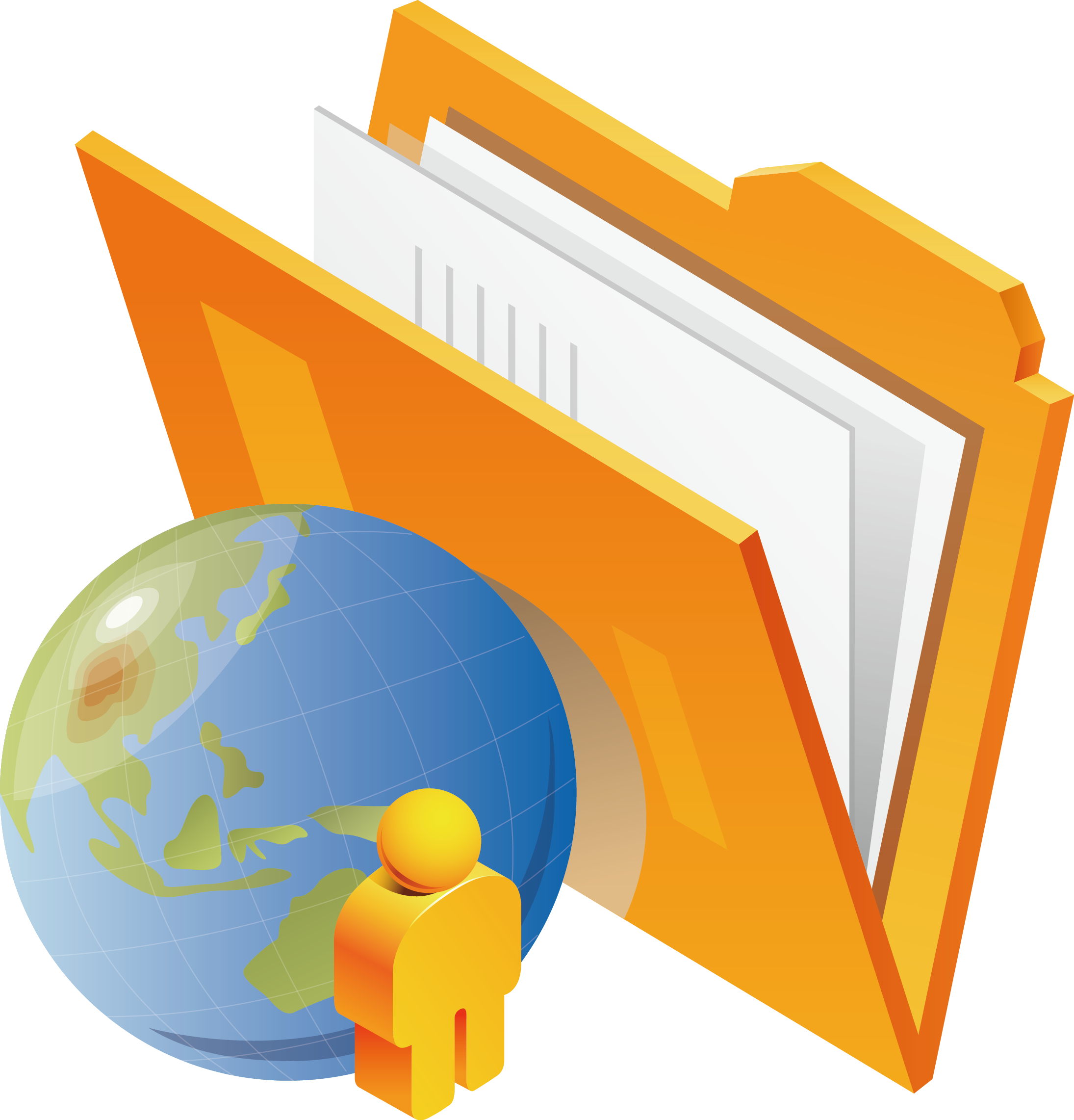 digital marketing online advertising internet computer network globe vector