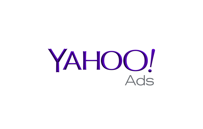 Yahoo Ads Logo in Bold Purple 3D