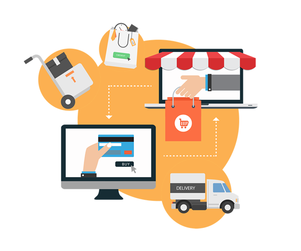 Digital Marketing Online Shopping Ecommerce Electronic Business Discounts And Allowances Coupon Shopping Cart Online Marketplace transparent bac