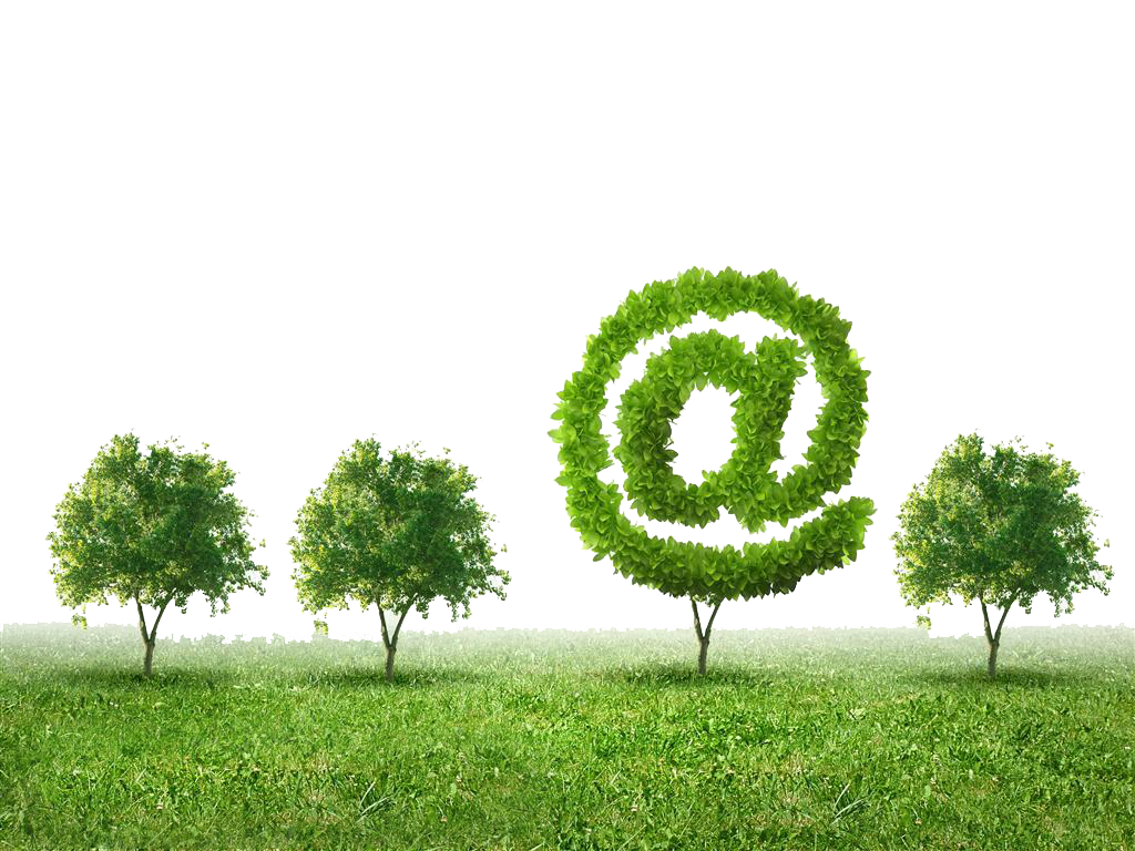 digital marketing opt in email electronic mailing list customer email sign shaped trees