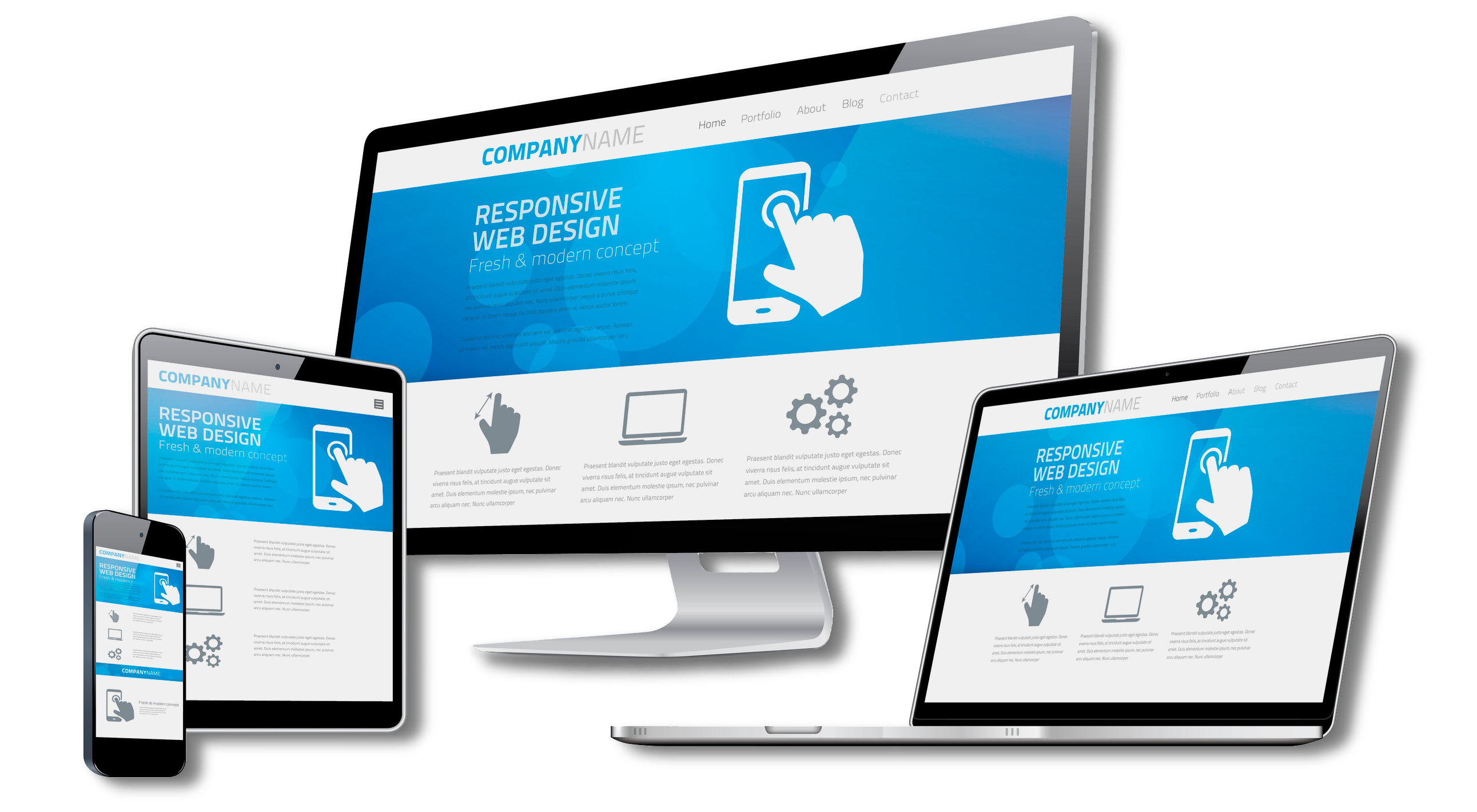 digital marketing responsive web design web development business web design