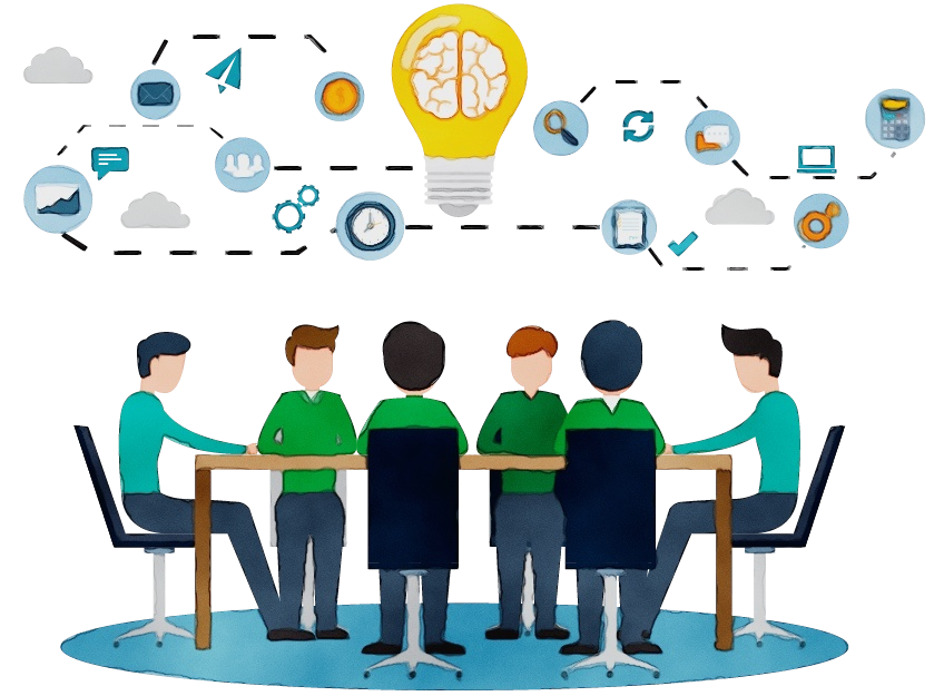 Digital Marketing Watercolor Paint Wet Ink Team Web Development Software Developer Management transparent bac