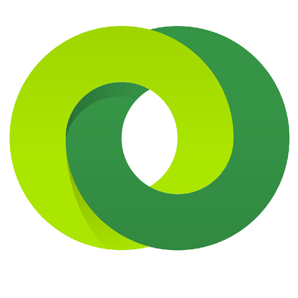 Interlocking Green Loops in Lime and Forest