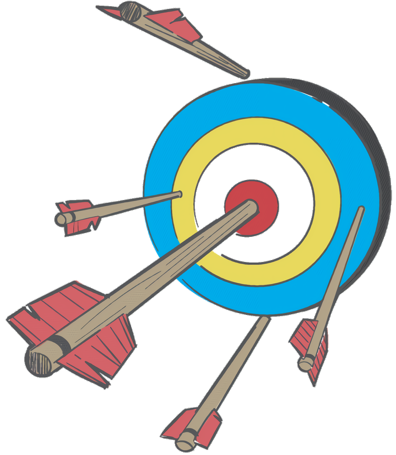 Goal Arrow Drawing Blog Marketing Games Darts Archery Recreation transparent bac