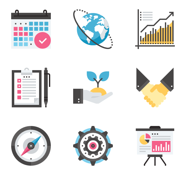 finance business computer icons marketing finance clipart