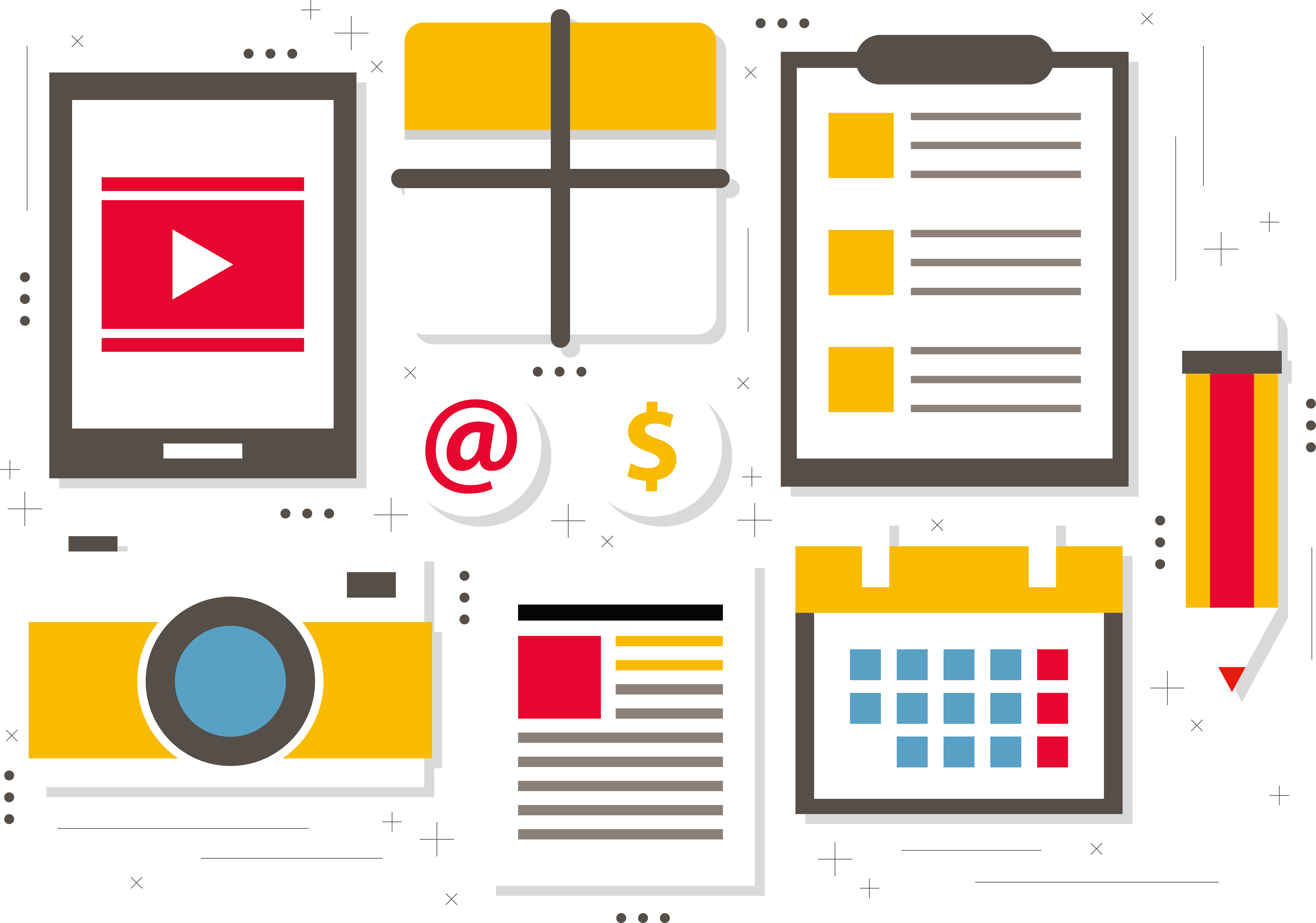 graphic design euclidean vector illustration digital marketing plane vector illustration