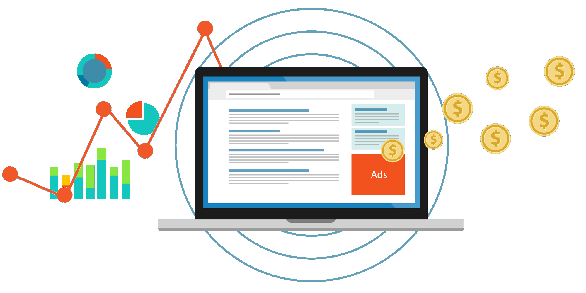 Graphic Design Icon Digital Marketing Google Ads Advertising Payperclick Search Engine Optimization Online Advertising Lead Generation transparent bac