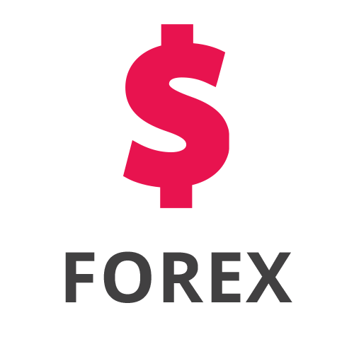 Bold Red Dollar Sign with FOREX Lettering