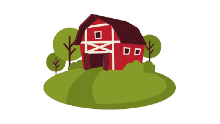 Green Leaf Logo Farm Agriculturist Agriculture Organic Farming Farmers Market Poultry Farming Local Food t