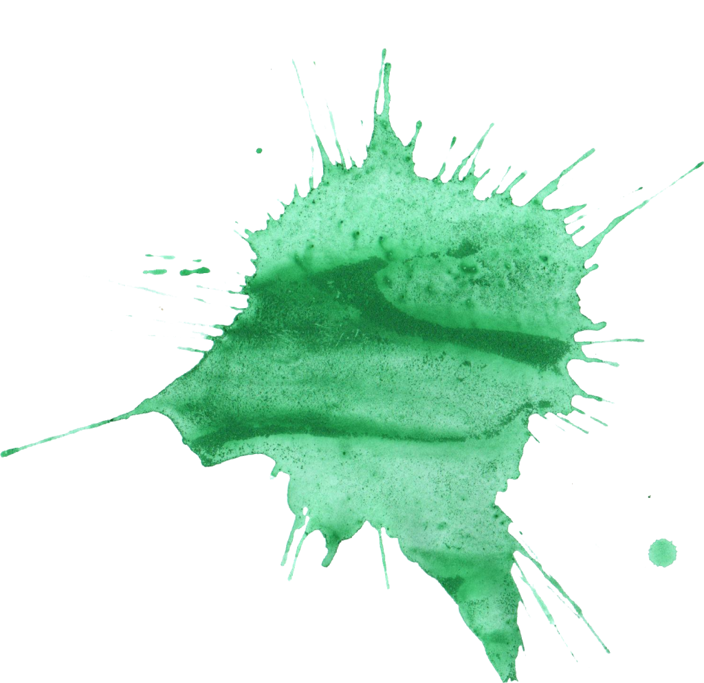 green watercolor painting marketing turquoise watercolor green