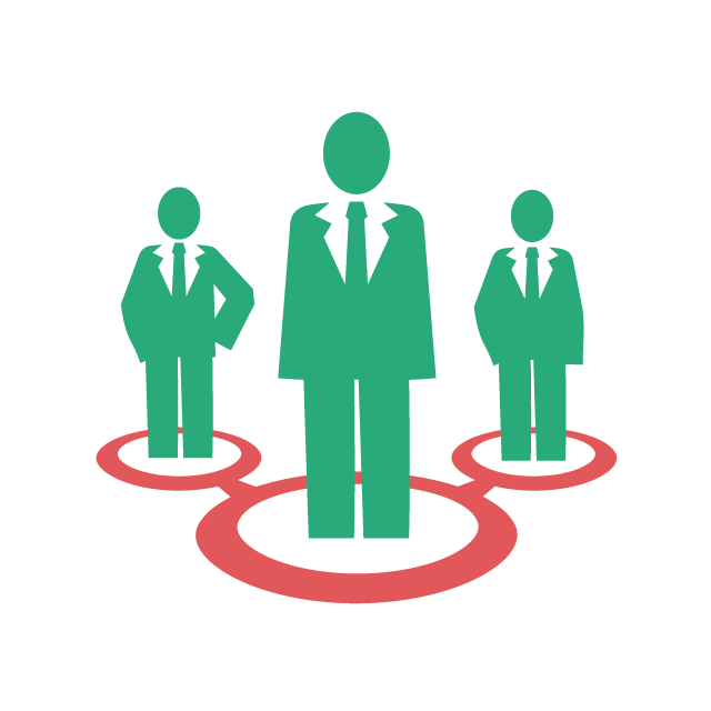 Group Of People Customer Market Segmentation Marketing Business Customer Experience Icon D