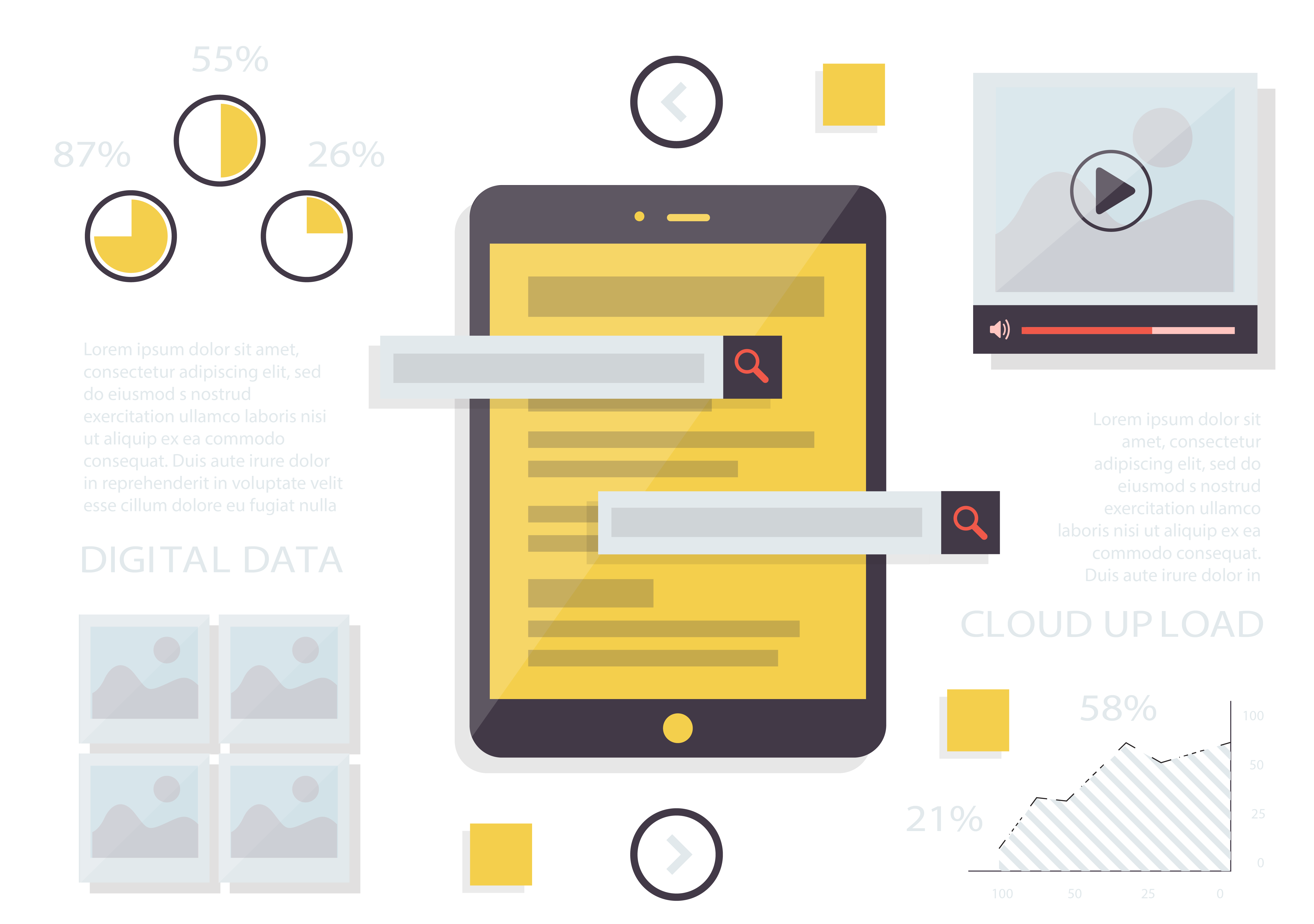 infographic graphic design image scanner vector mobile marketing