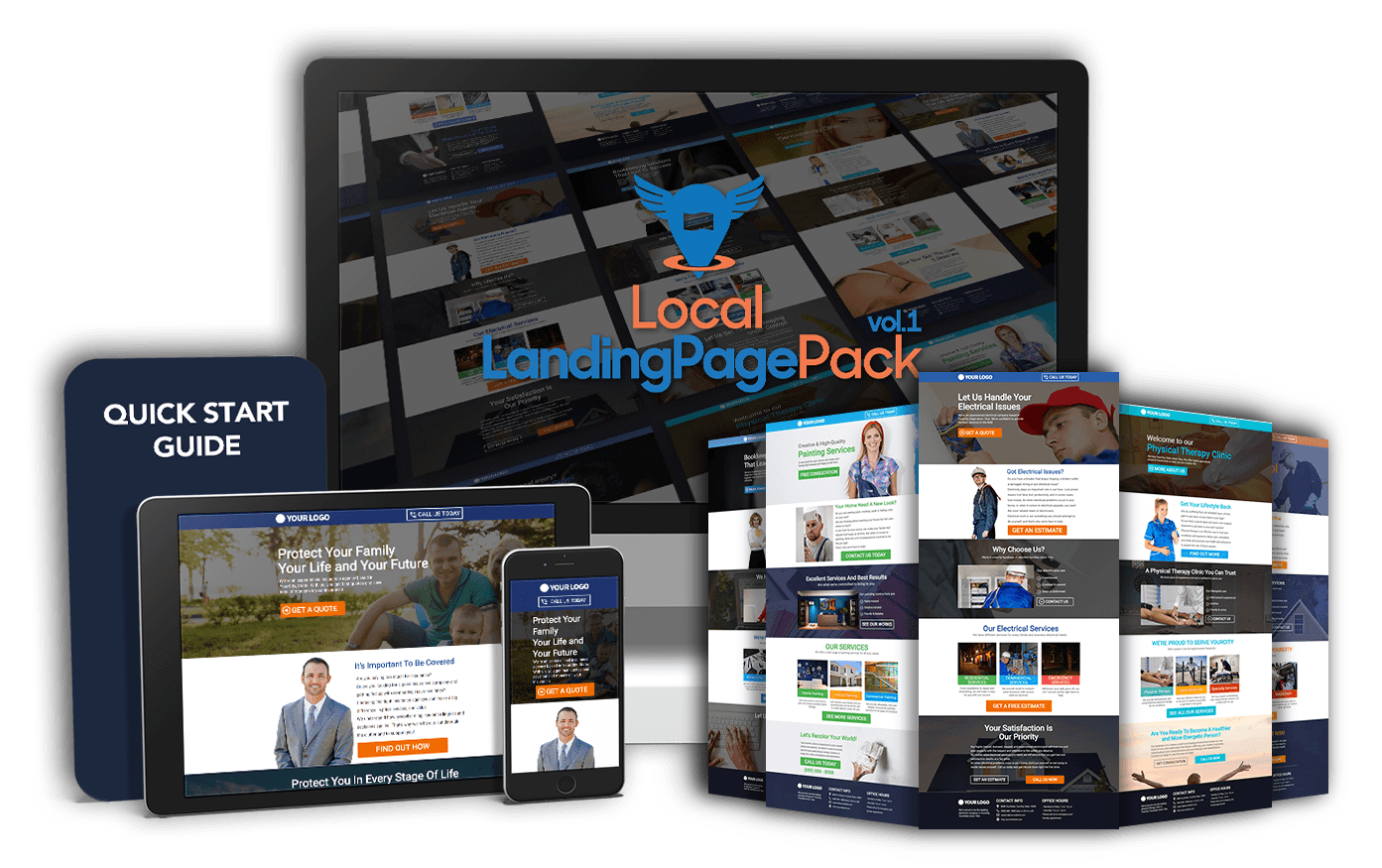 landing page digital marketing pay per click sales home page business