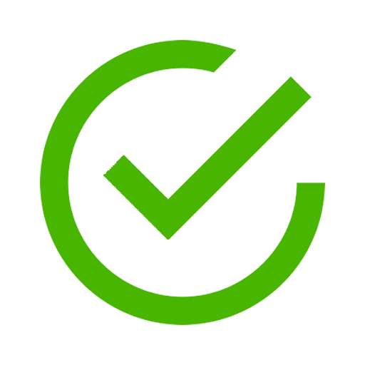 Green Checkmark in Open Circle Icon