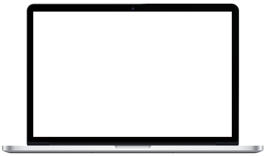 macbook air laptop marketing postcard