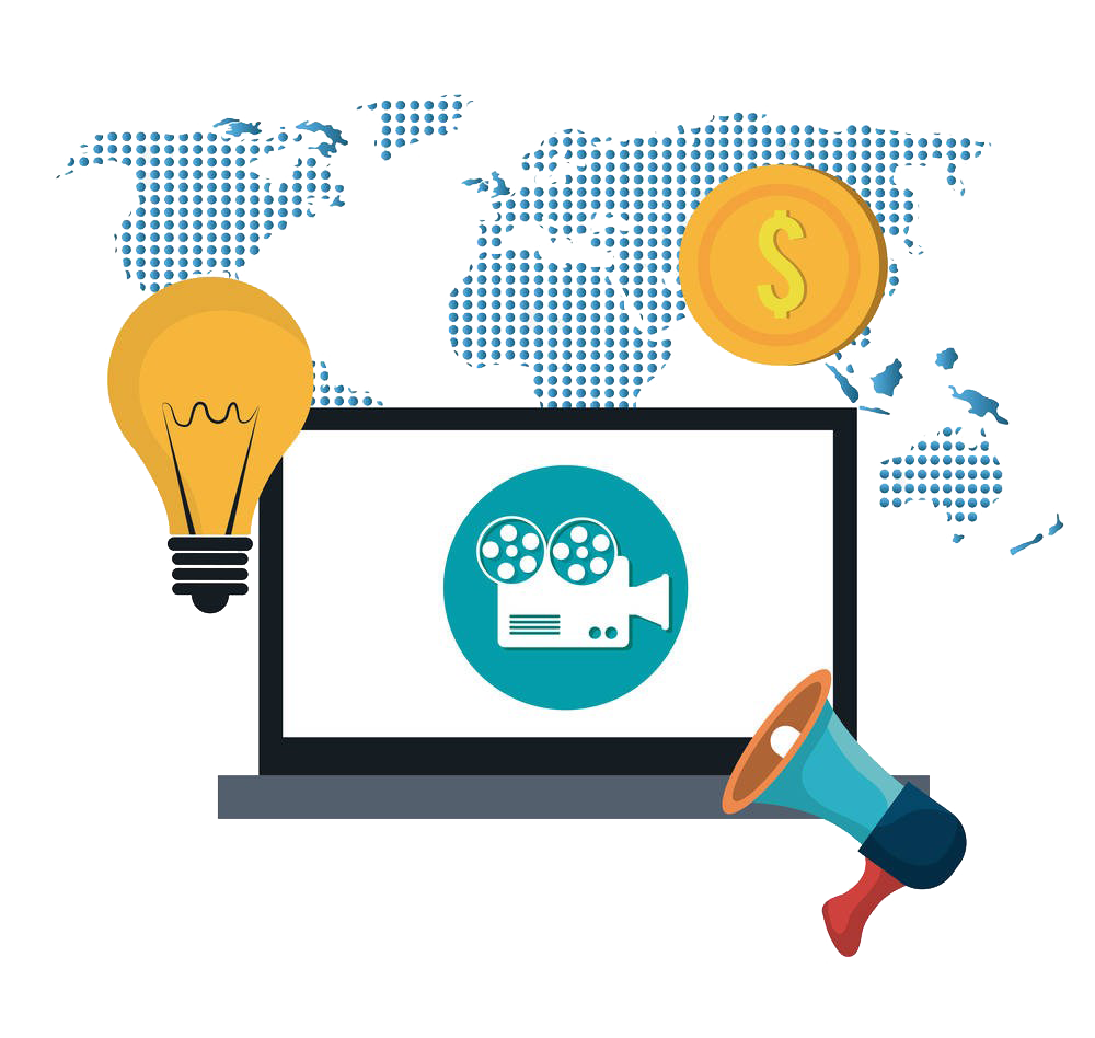 market illustration global film market illustrations