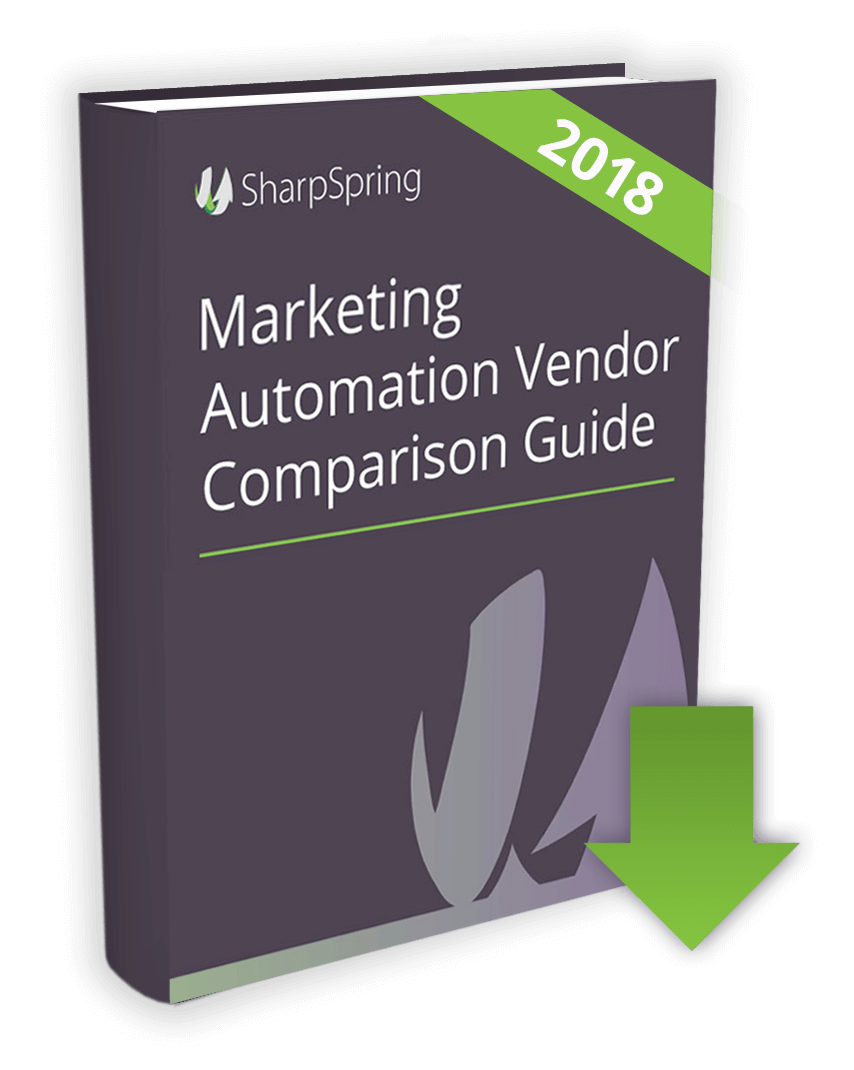 Dark Purple 3D Marketing Automation Guide Mockup
