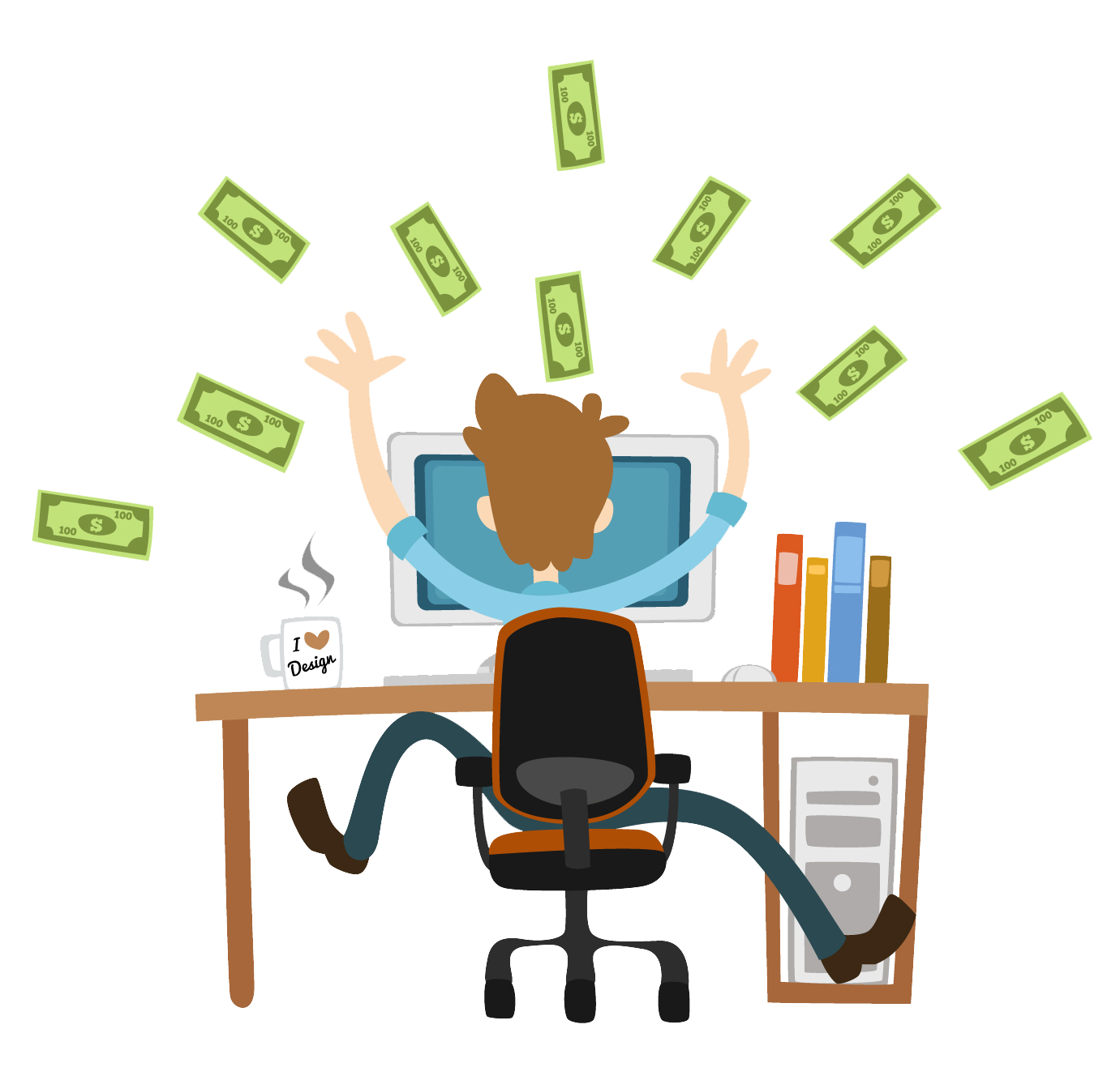 marketing devops advertising money company office chair