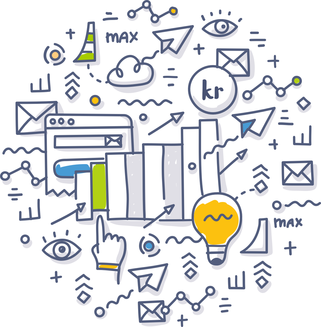 Marketing Ecommerce Drawing Advertising Conversion Funnel Business Customer Text transparent bac