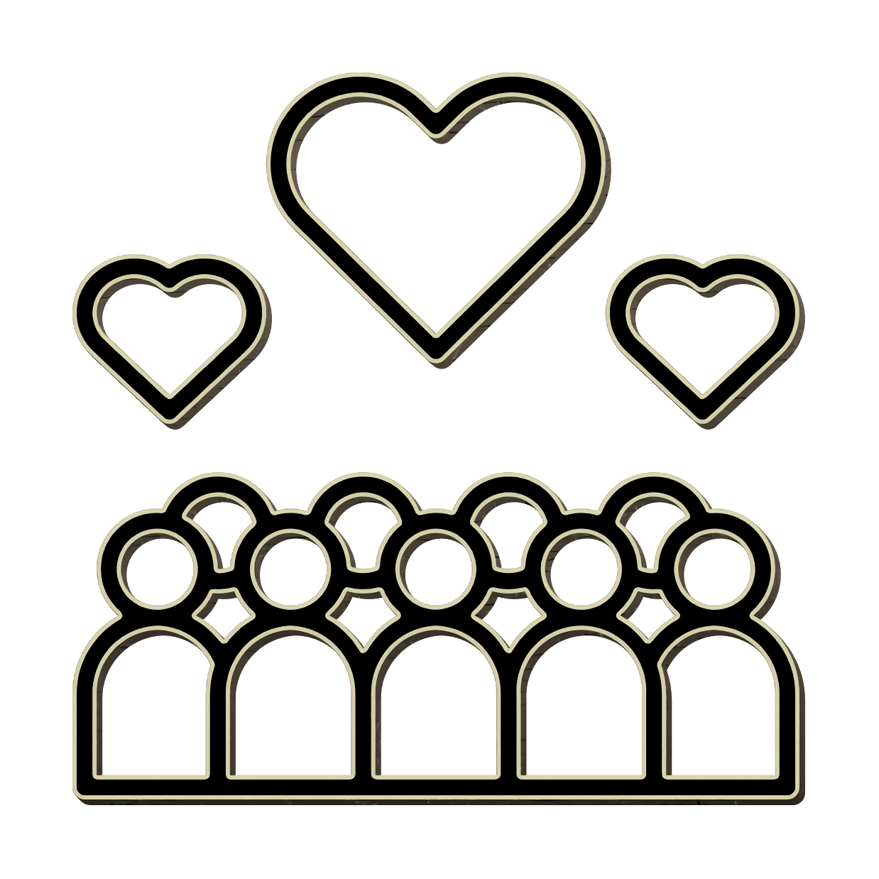 Marketing Management icon Love icon Loyalty icon Heart transparent bac