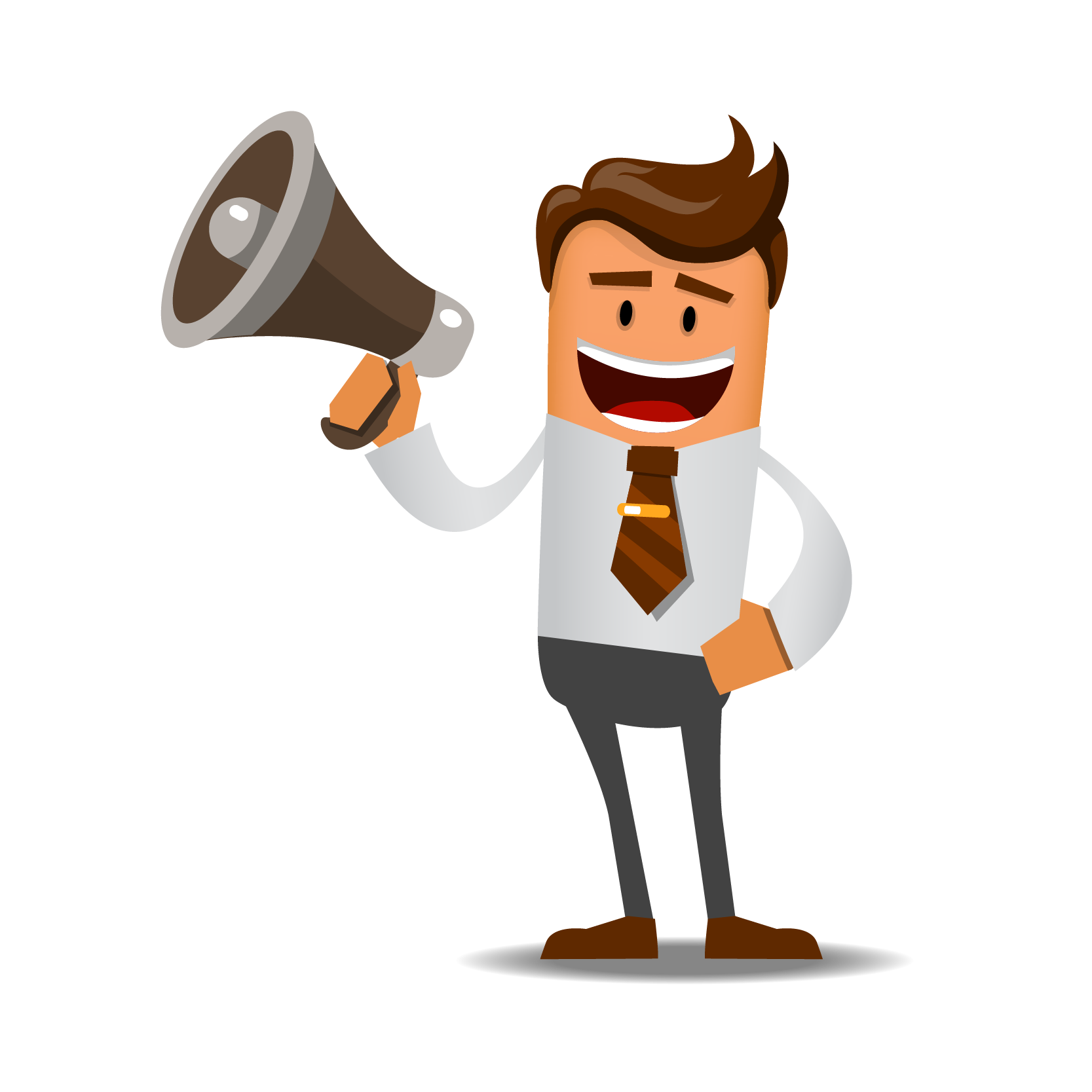 Marketing Megaphone Businessperson Blog Media Entrepreneurship Cartoon Audio Equipment transparent bac
