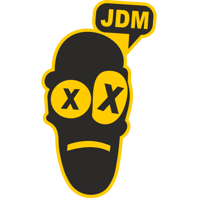 Nissan Logo Car Sticker Japanese Domestic Market Drifting cdr Yellow Smiley transparent bac
