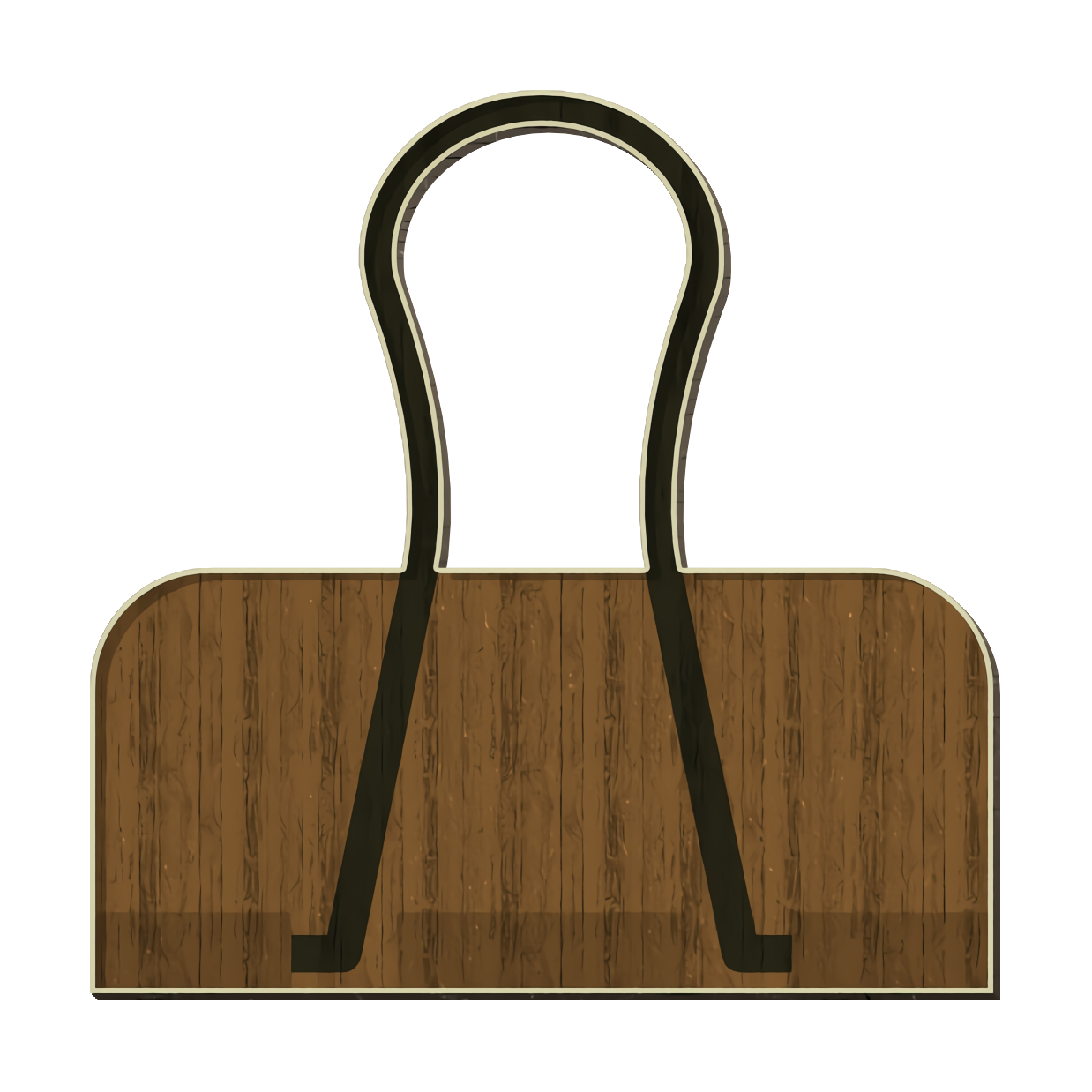 Paperclip icon Digital Marketing icon M083vt Rectangle Wood Mathematics Geometry t