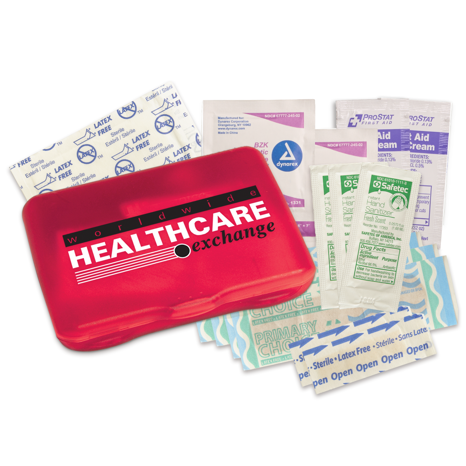 plastic bag product promotional merchandise marketing sale flyer set