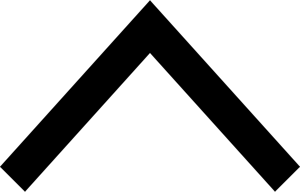 Bold Black Upward Chevron Arrow Icon