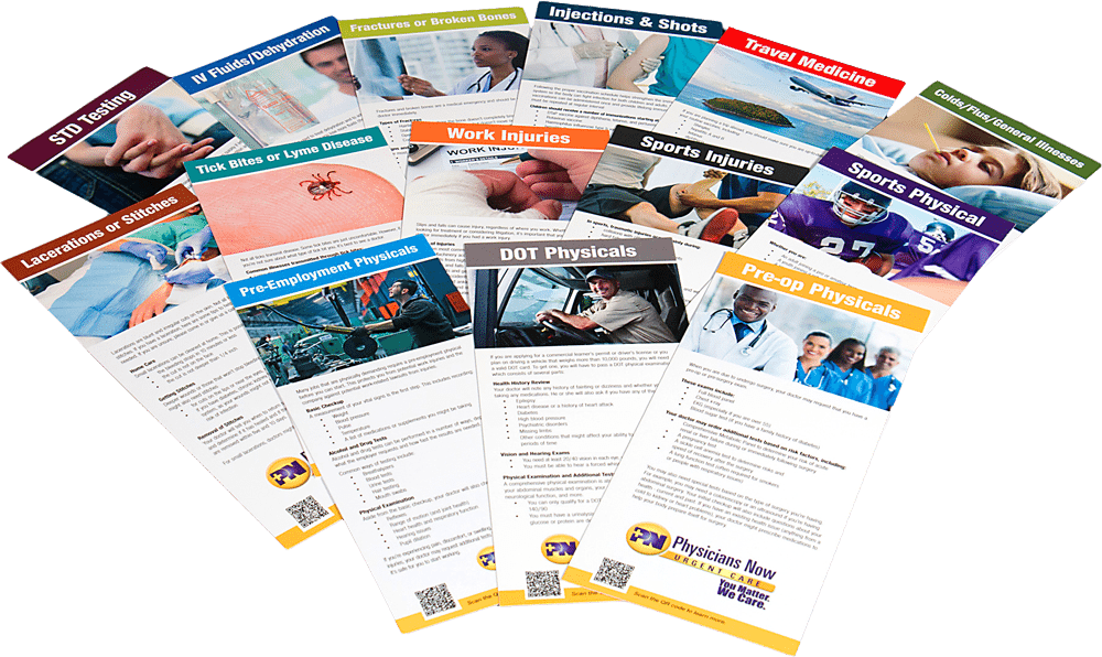 precision marketing partners advertising graphic design health care printing lawyer flyers