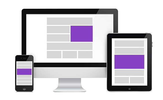 responsive web design digital marketing graphic design lay out