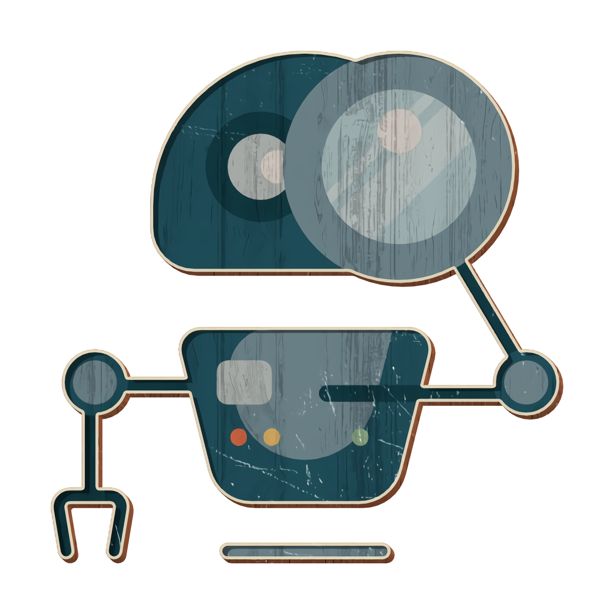 Robot icon SEO and Online Marketing icon Searching icon Automation Robotic Process Automation Web Browser System Computer Application Industry t
