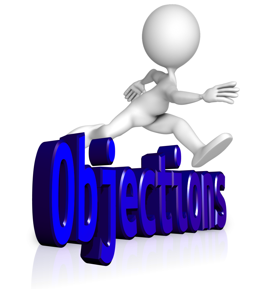 White 3D Stick Figure Jumping over Objections
