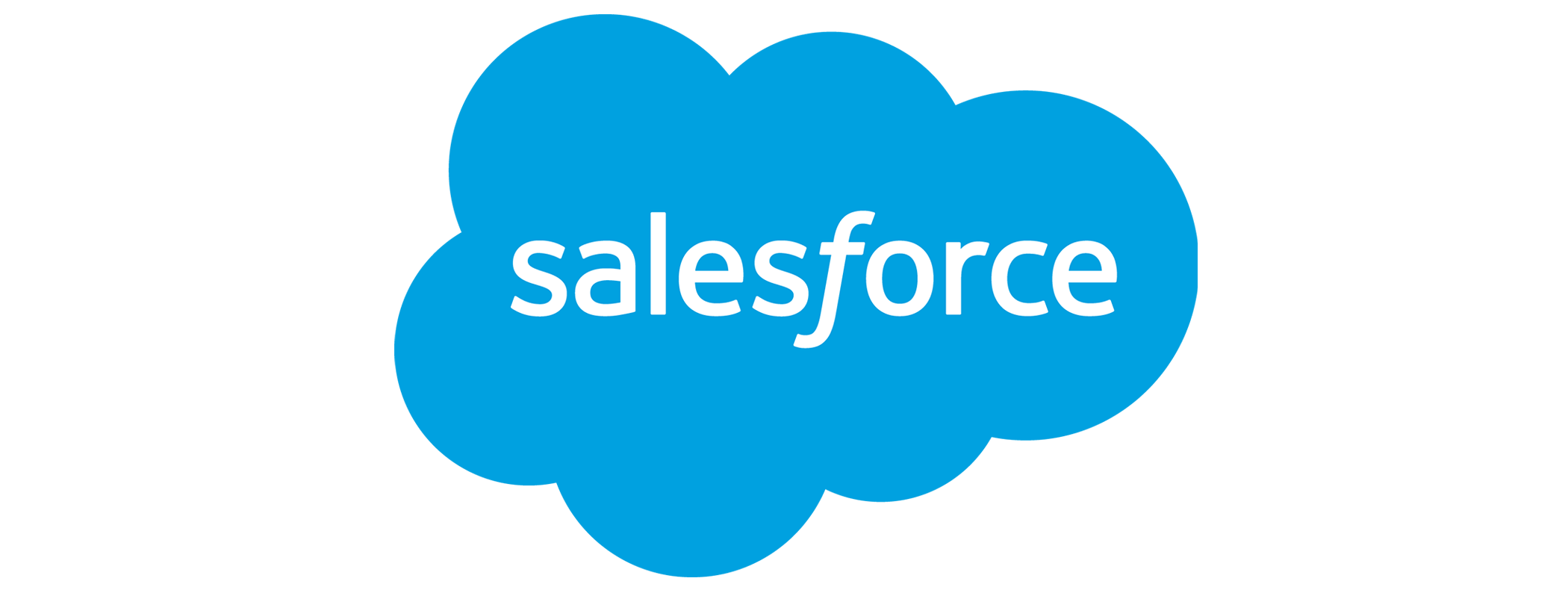 Blue Cloud Badge with White Lowercase Wordmark