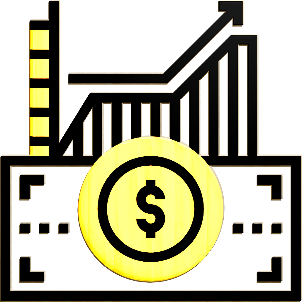 Saving and Investment icon Capital icon Invest icon Capital Gain Market Liquidity Finance Money Cash Income transparent bac