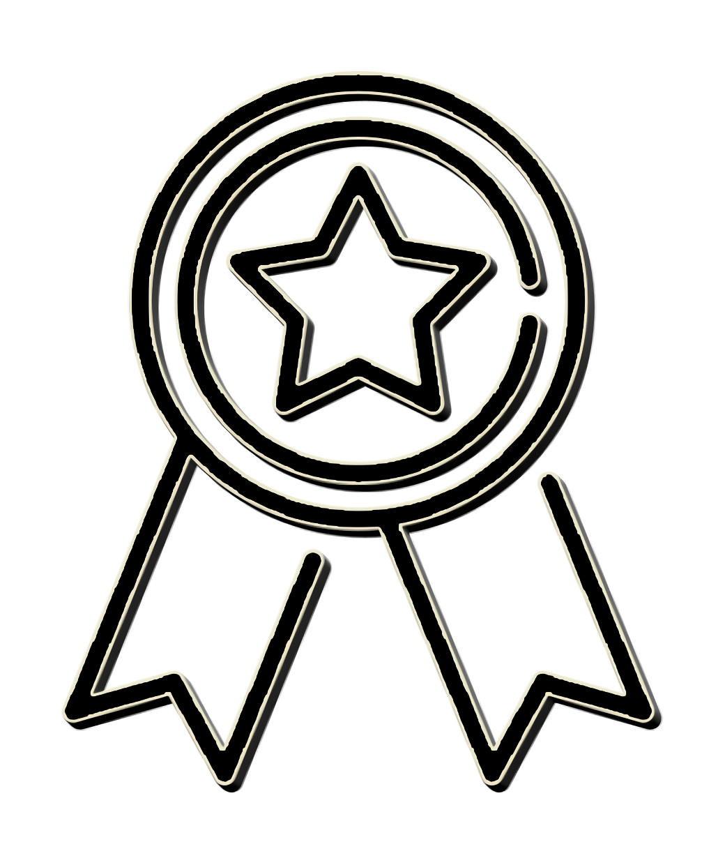 SEO and online marketing Elements icon Medal icon Quality icon Symbol Logo Emblem Line Art transparent bac