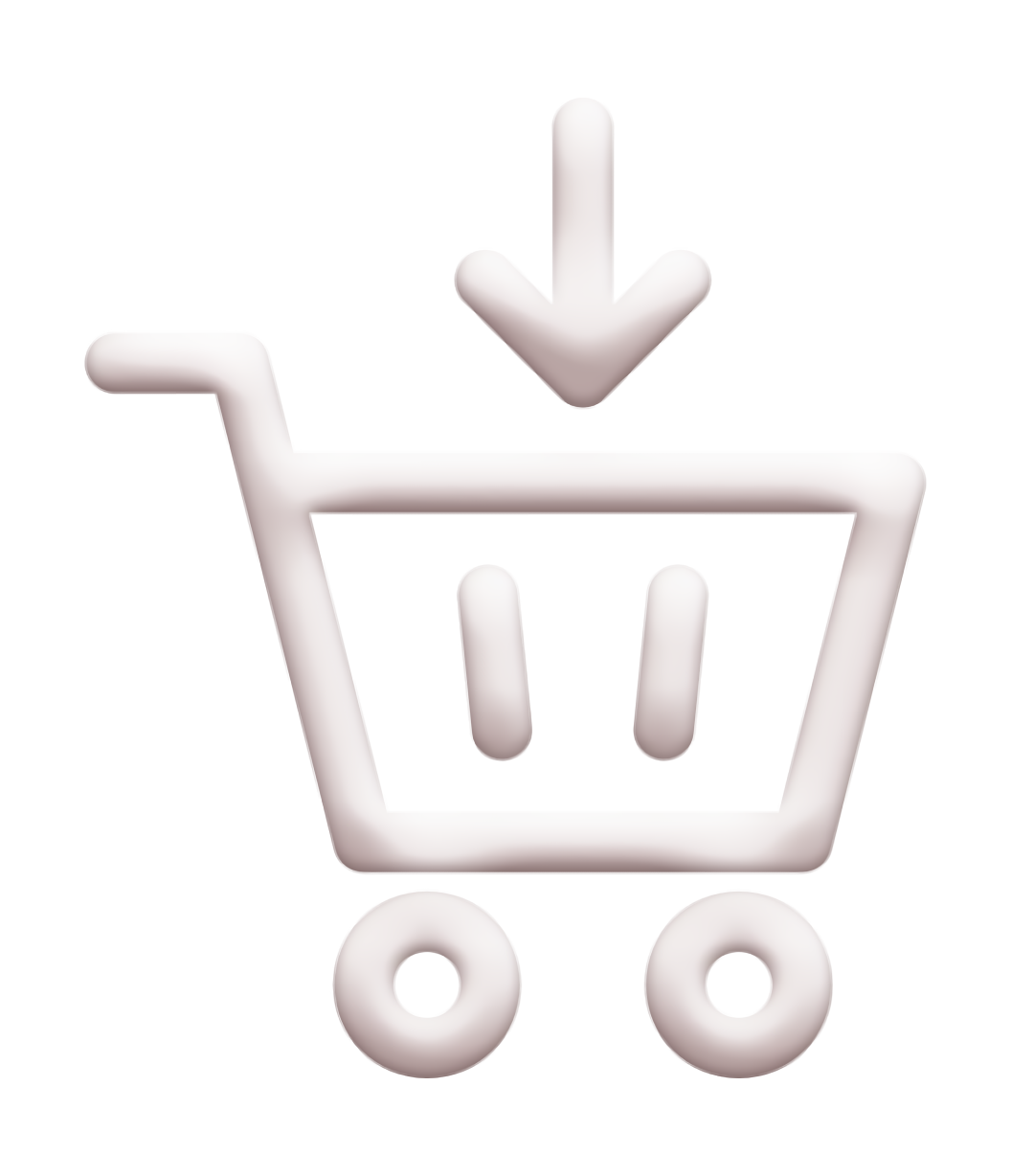 Shopping cart icon Minimal Ecommerce icon Add to Cart icon Marketing Strategy Distribution Retail Wholesale Customer Enterprise transparent bac