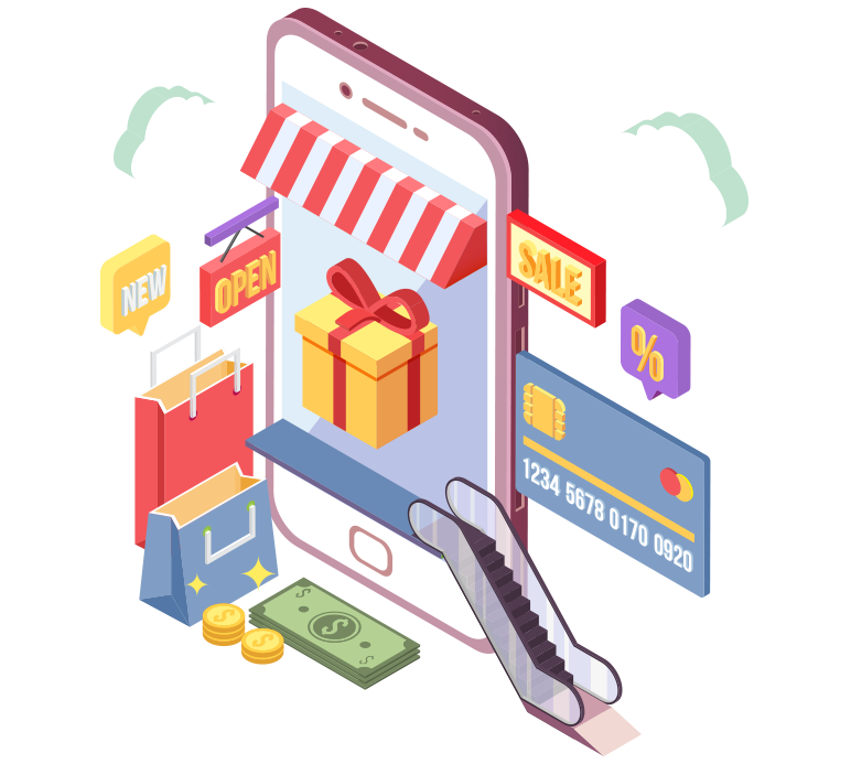 Shopping Cart Online Shopping Gift Card Ecommerce Online And Offline Shopping Centre Marketing Retail transparent bac