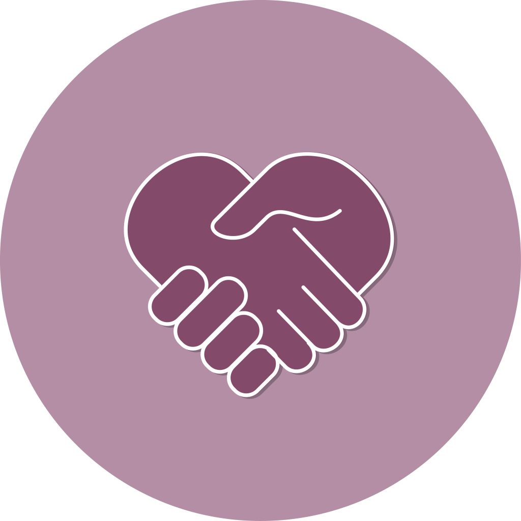 social media communication marketing business to business service shake hands