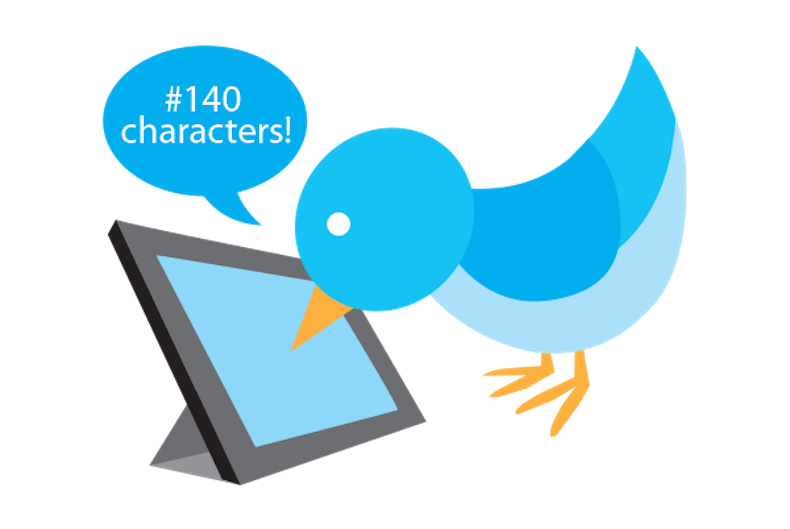 Cartoon Blue Bird Pecking Grey Tablet