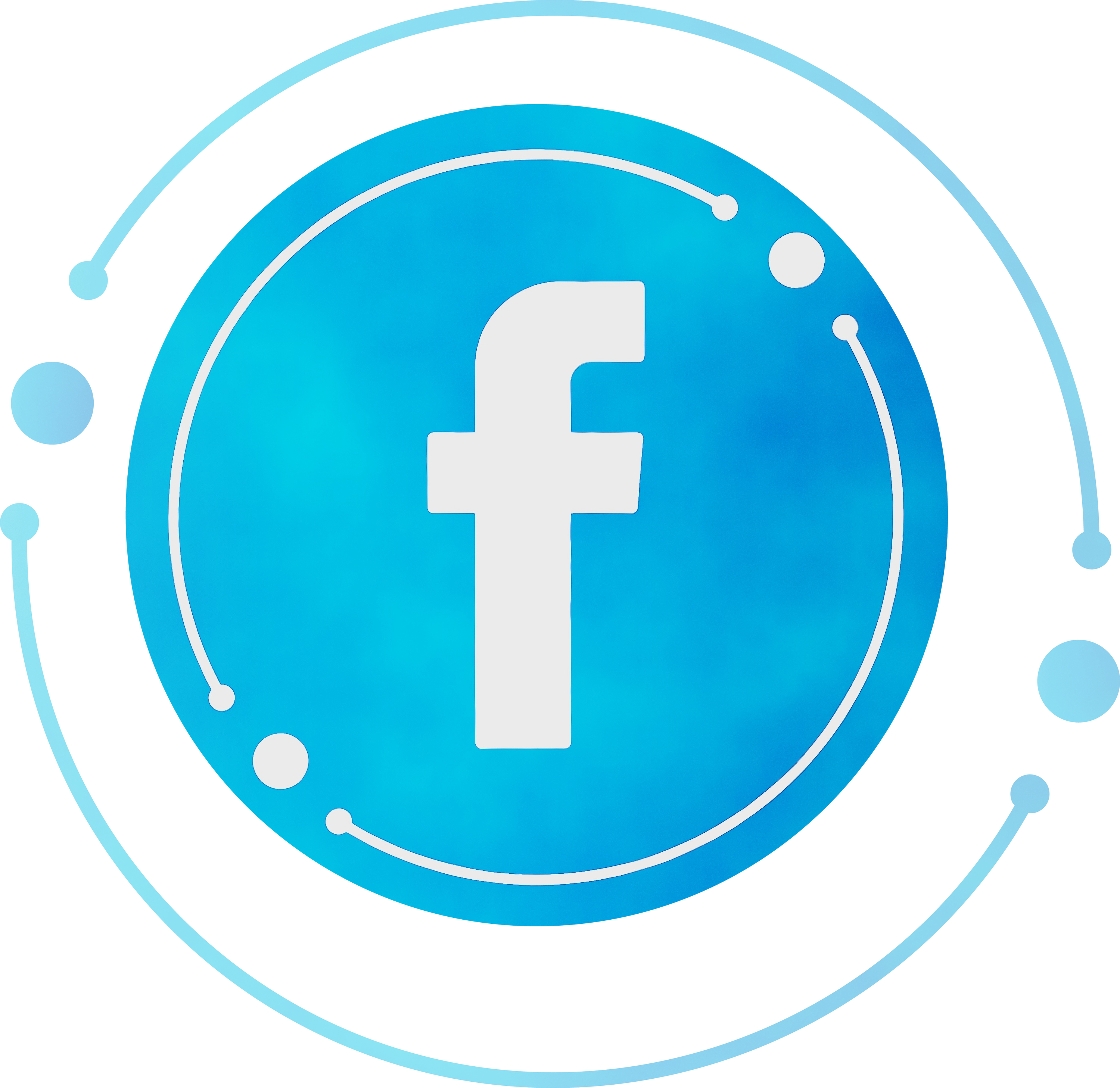 Social media Facebook Round Logo Watercolor Paint Wet Ink Transform Medspa Marketing Barn At Timber Ridge t