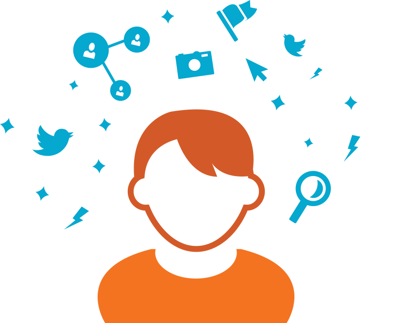 Social Media Icons Mindset Digital Digital Marketing Social Media Marketing Content Marketing Marketing Information System Blue Text transparent bac